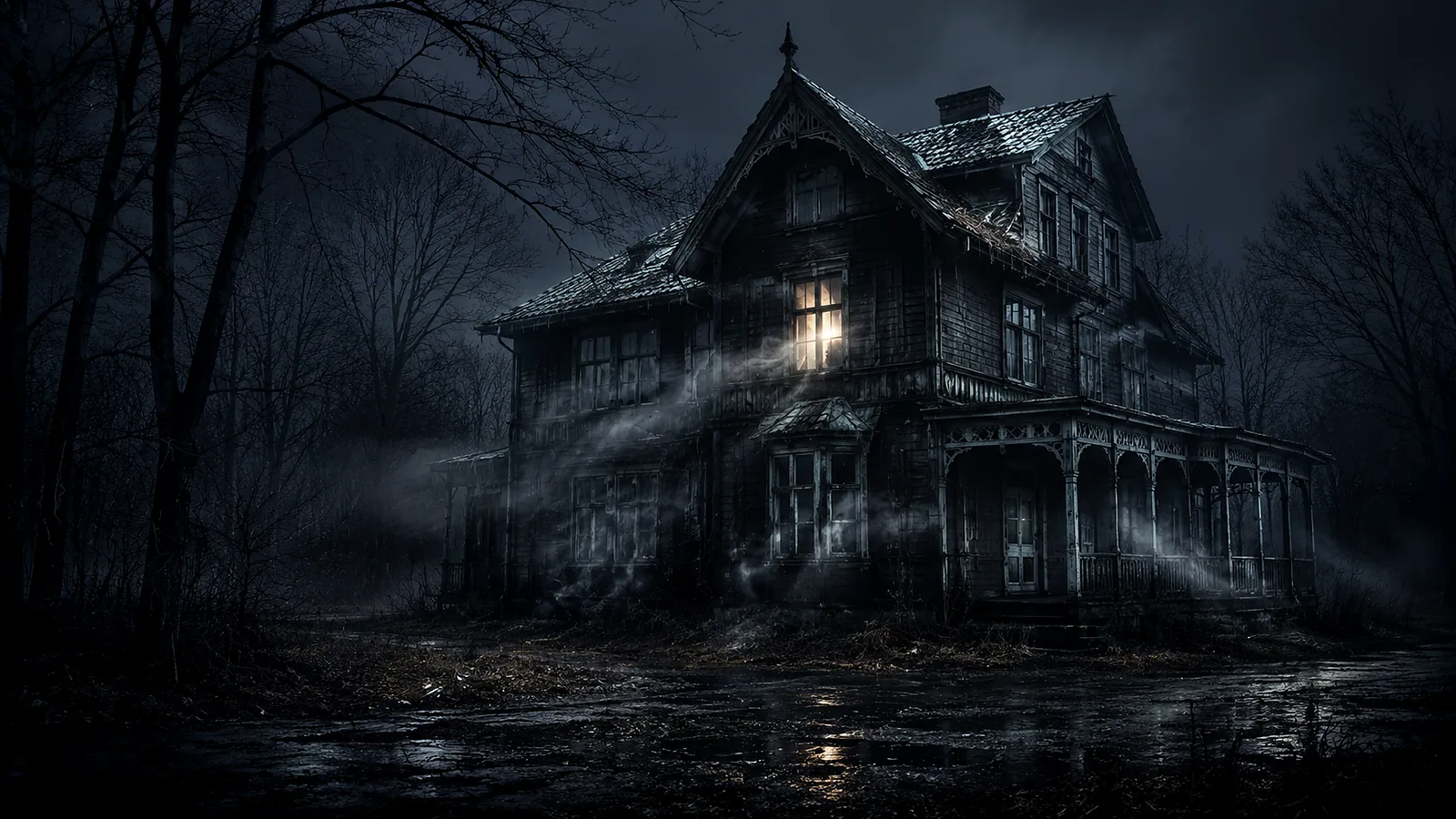 Det hemsökta huset i Blackwood Forest